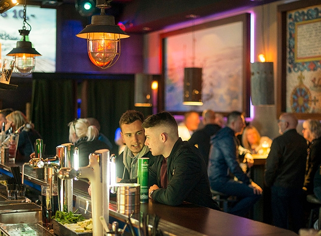 Sit at the bar