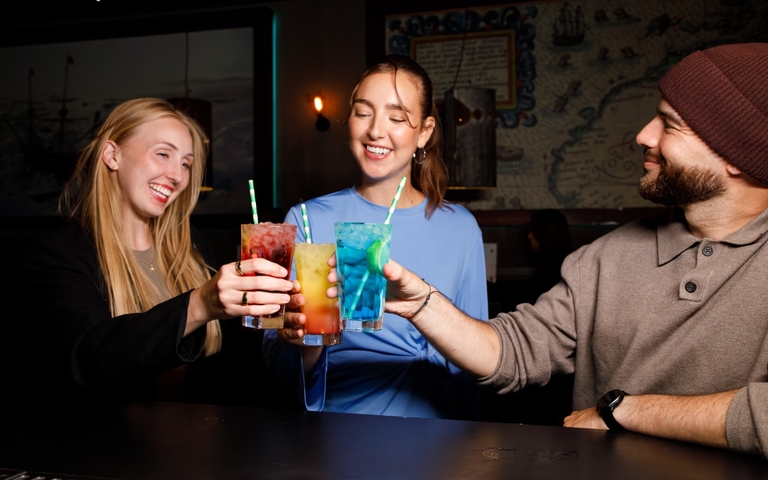 Cocktails at the amsterdam icebar
